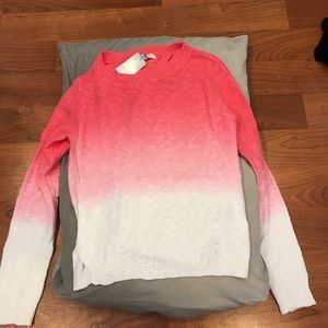 Delia’s pink fade sweater